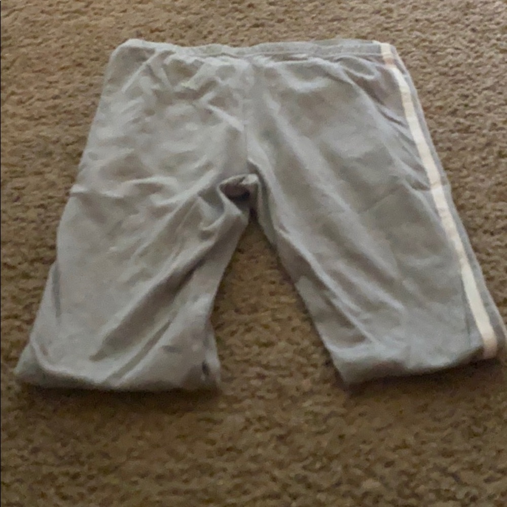 Gray and White Leggings